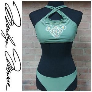 M. Monroe | SALE🎈Army Green Criss-cross Bikini